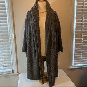 Anthropologie Saturday Sunday Hoodie Gray Cardigan
